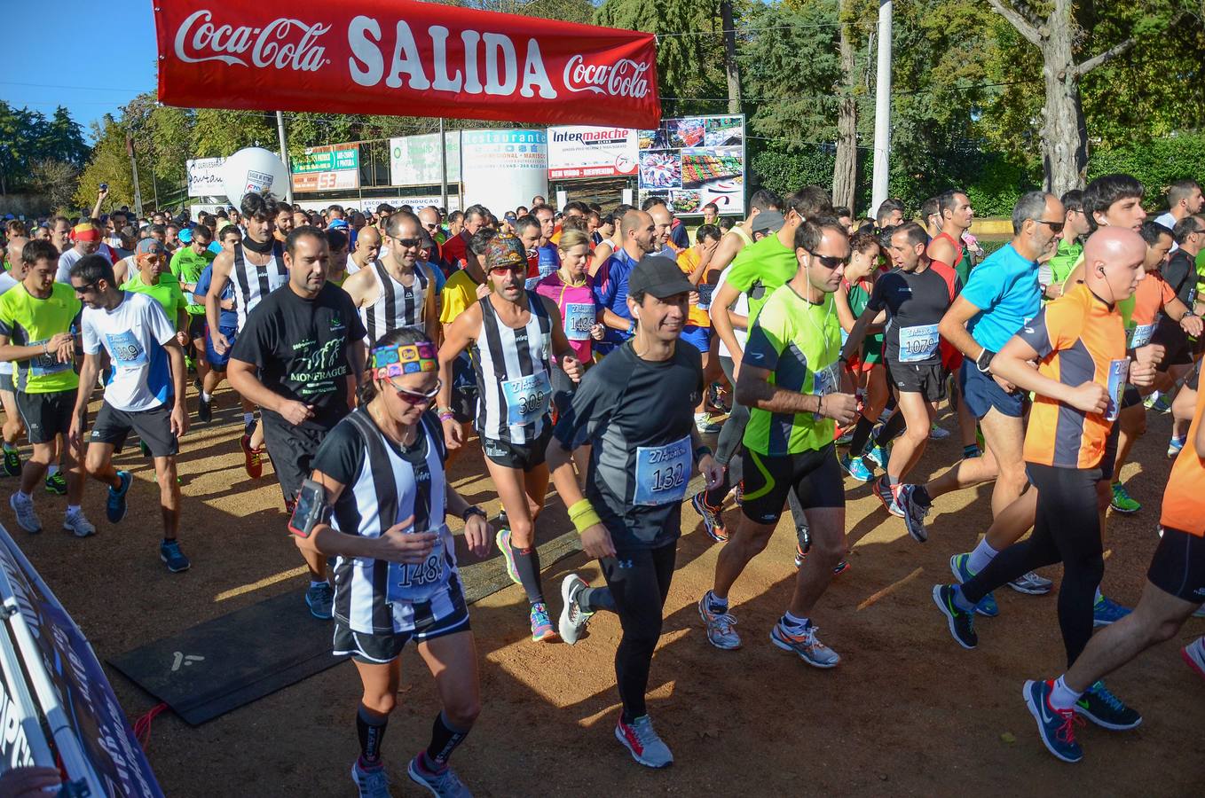 Salida de la Media Maratón Elvas-Badajoz