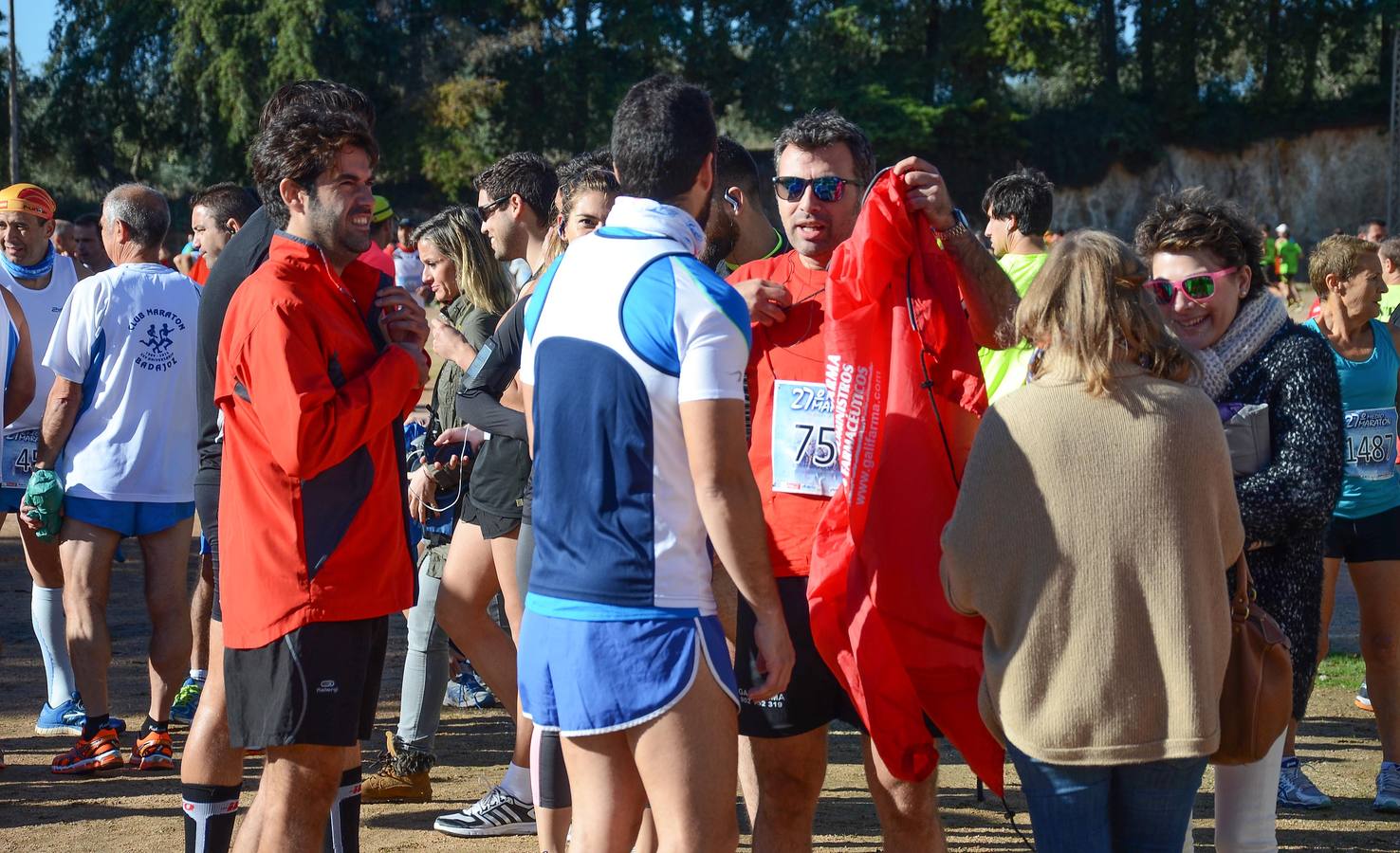 Salida de la Media Maratón Elvas-Badajoz