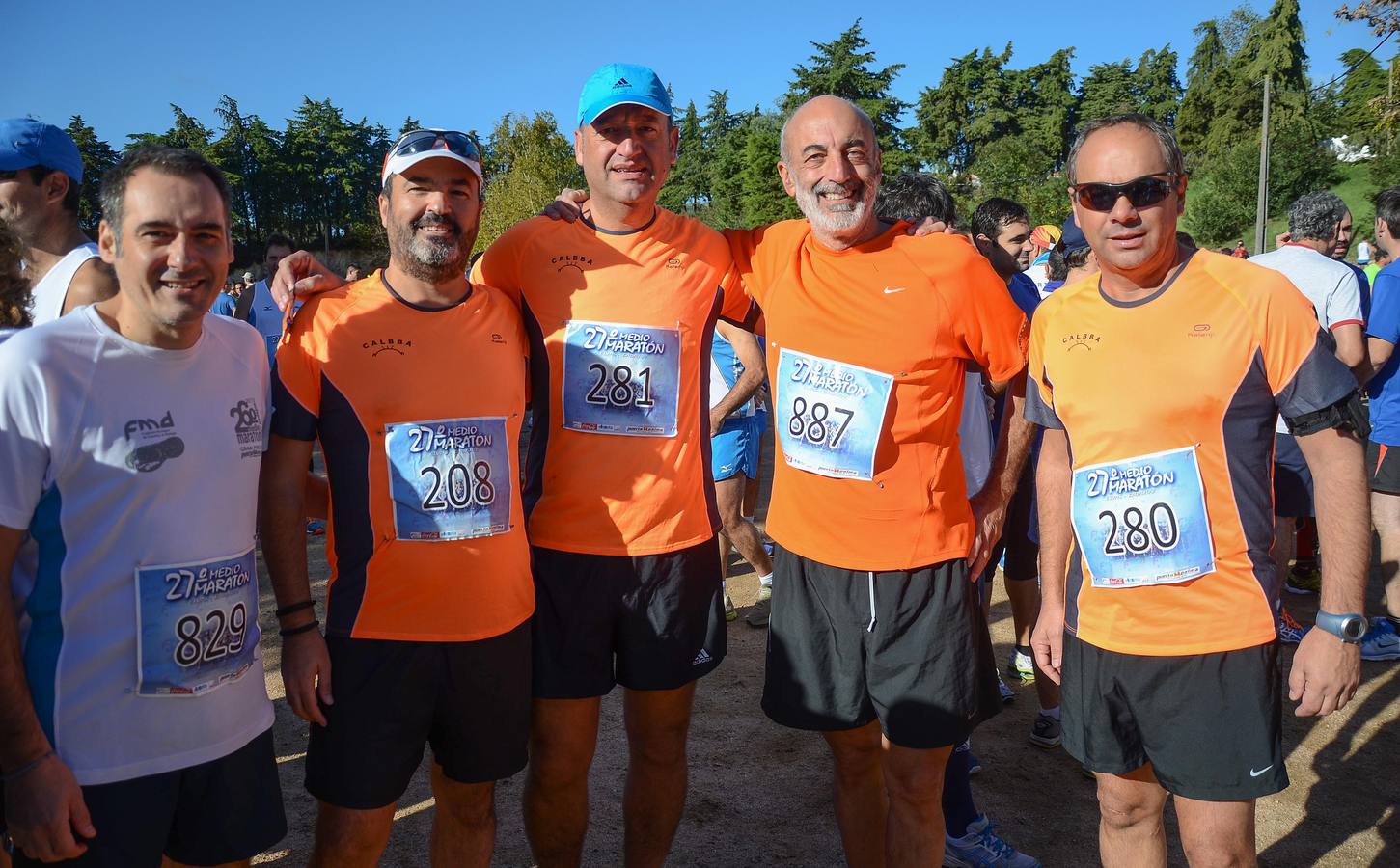 Salida de la Media Maratón Elvas-Badajoz