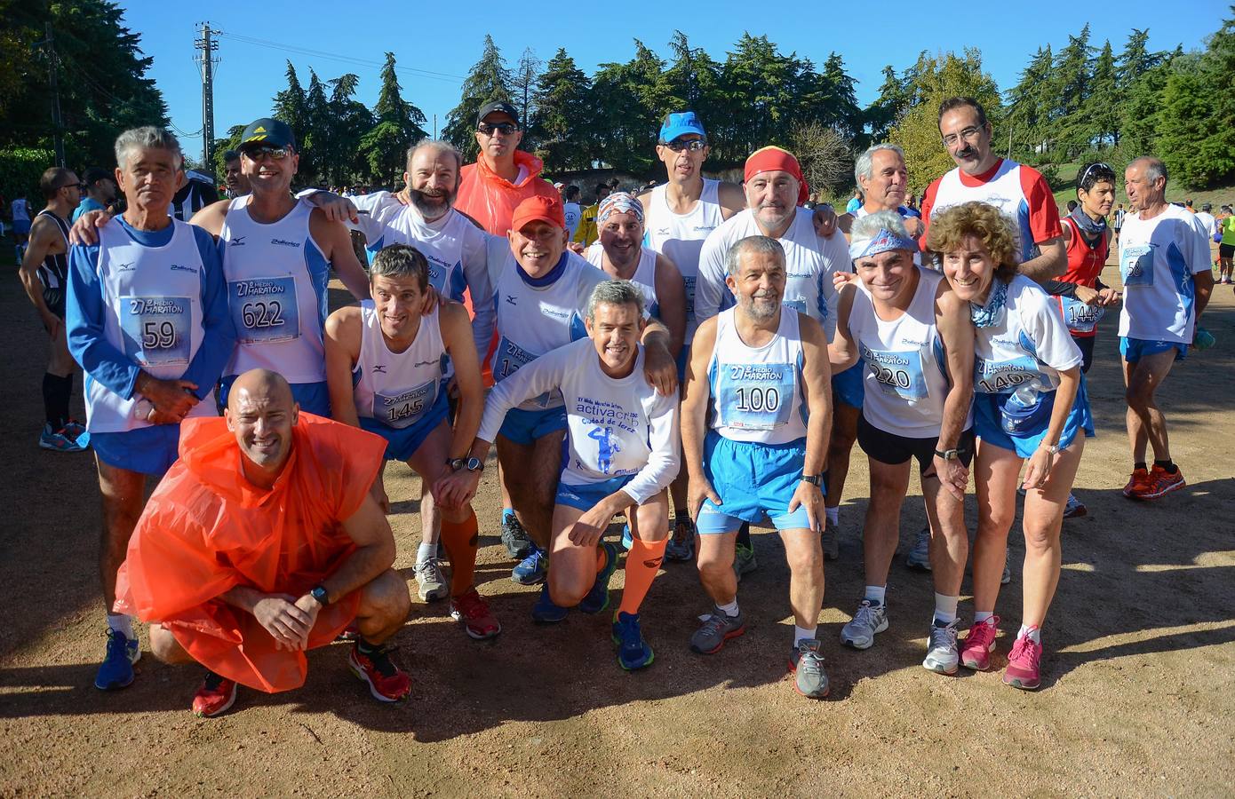Salida de la Media Maratón Elvas-Badajoz