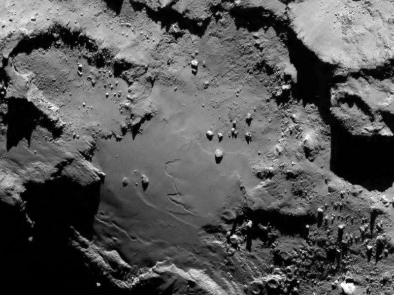 Miércoles, 12 de noviembre: Aterrizaje exitoso del módulo Philae sobre la superficie del cometa 67/P Churyumov-Gerasimenko en el centro de control de satélites de la ESA, en Darmstadt (Alemania). El aterrizaje se produjo a las 16.02 horas GMT y el objetivo de la misión es estudiar en detalle el cometa, averiguar el agua que tiene dentro y conocer si hay moléculas complejas -origen de la vida-. Fotografía: Arne Dedert