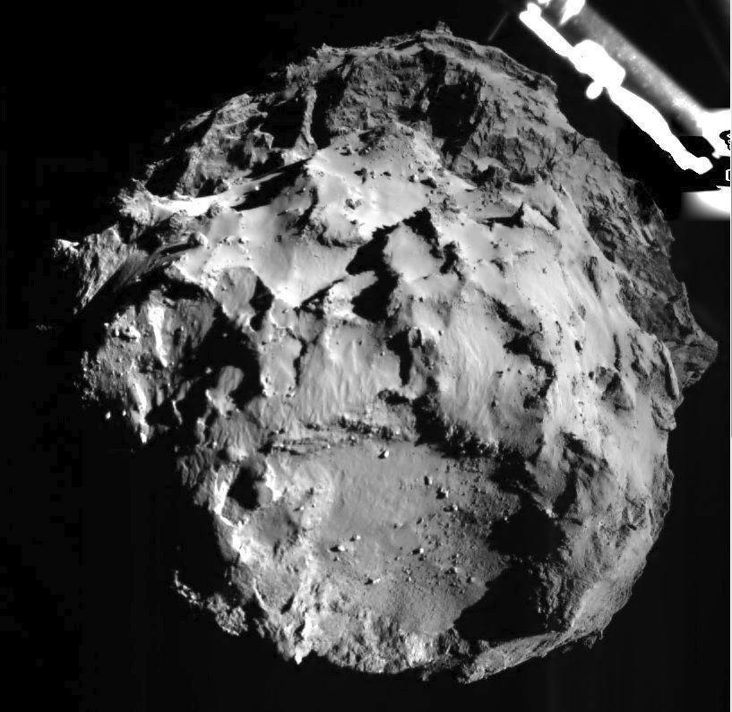 Miércoles, 12 de noviembre: Aterrizaje exitoso del módulo Philae sobre la superficie del cometa 67/P Churyumov-Gerasimenko en el centro de control de satélites de la ESA, en Darmstadt (Alemania). El aterrizaje se produjo a las 16.02 horas GMT y el objetivo de la misión es estudiar en detalle el cometa, averiguar el agua que tiene dentro y conocer si hay moléculas complejas -origen de la vida-. Fotografía: Arne Dedert