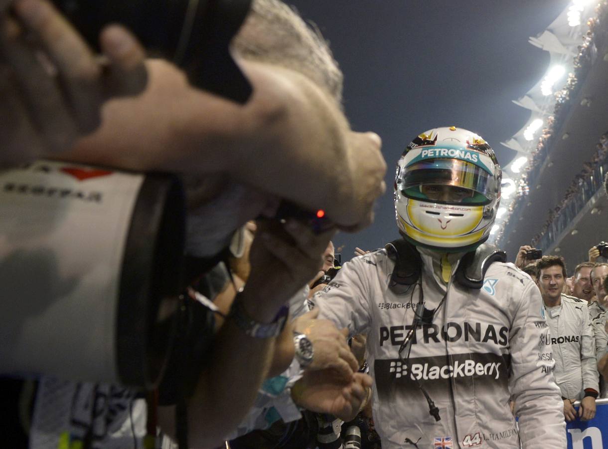 Hamilton, campeón del mundo de Fórmula 1 tras ganar el GP de Abu Dabi