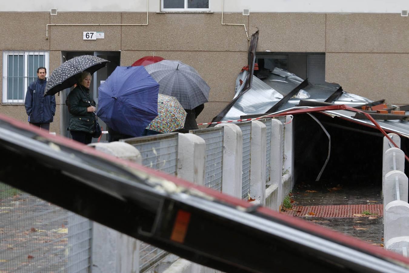 Viernes, 28 de noviembre: La localidad cacereña de Hervás registró una racha de viento de 103 kilómetros por hora, la mayor de la Comunidad Autónoma de Extremadura y entre lmás altas de España, según los datos recogidos por la Agencia Estatal de Meteorología. Fotografía: HOY