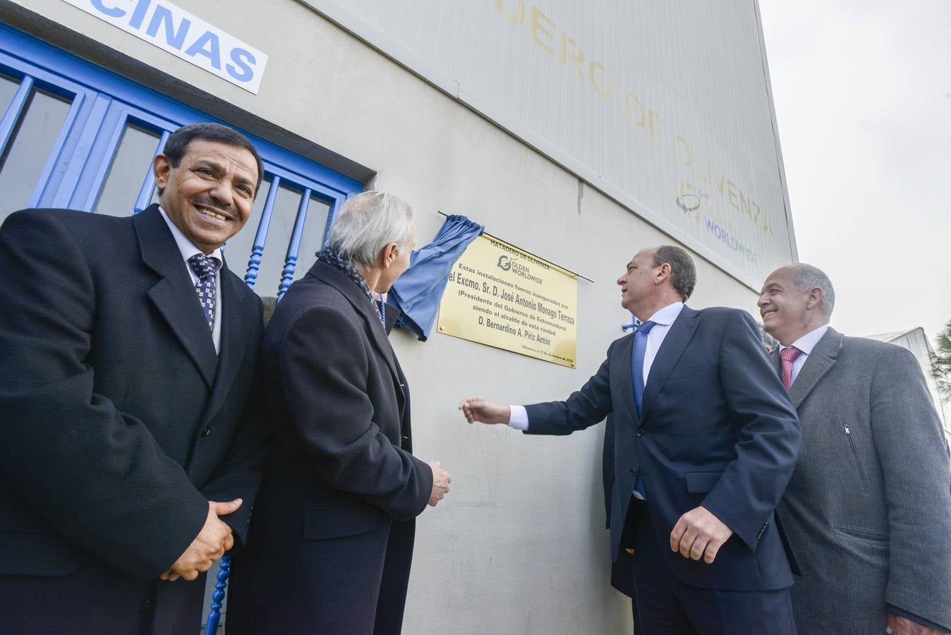 Inauguración del nuevo matadero de Olivenza