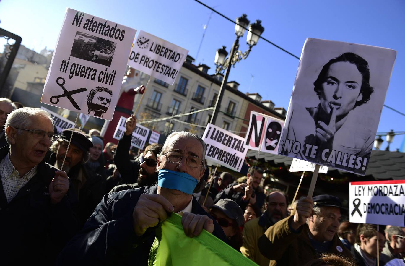 «¡No nos callarán!»