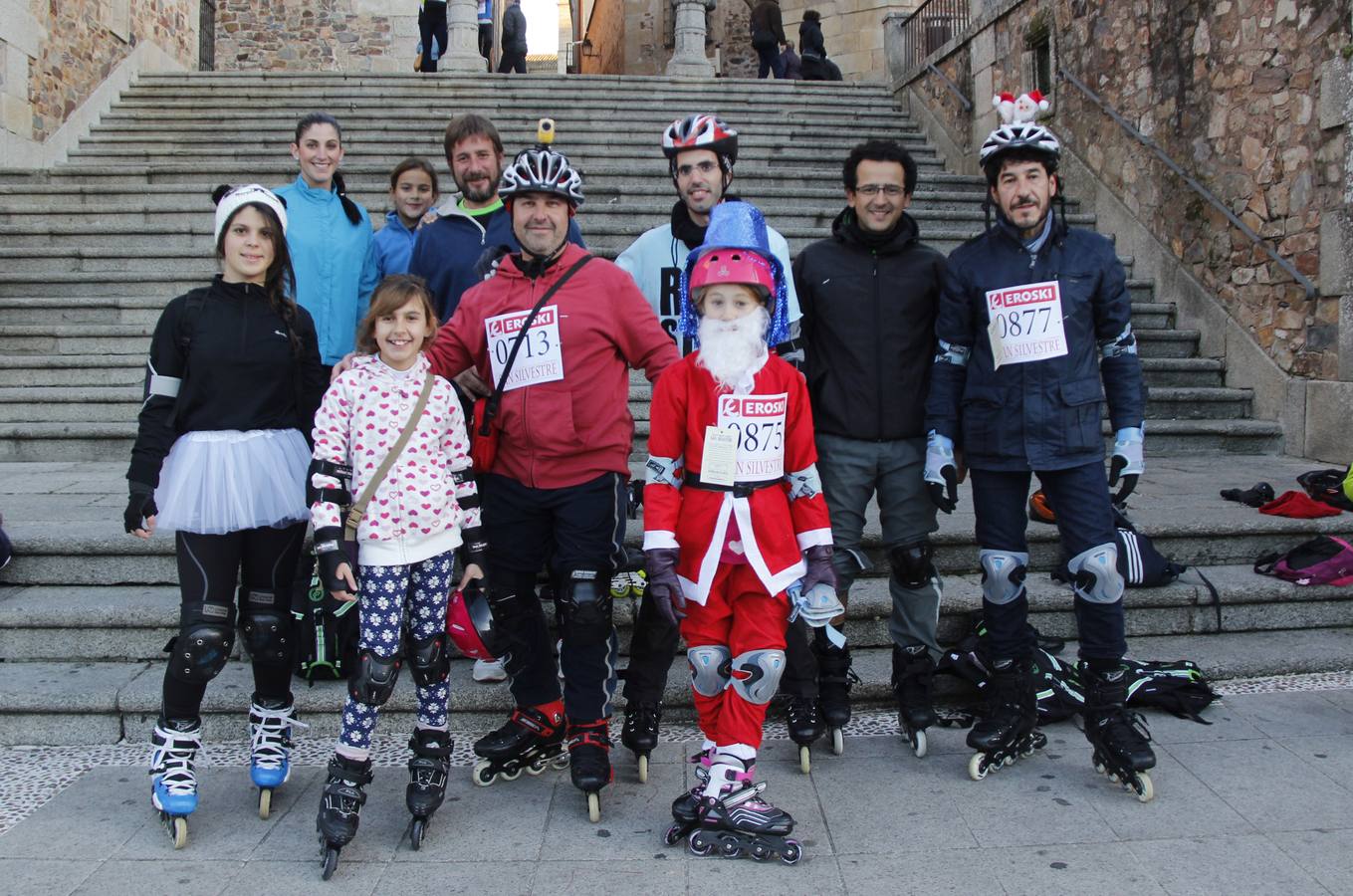 6.000 personas despiden el año corriendo en la San Silvestre cacereña