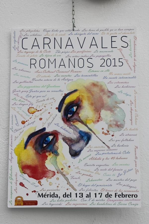 Carteles presetados al concurso del Carnaval 2015