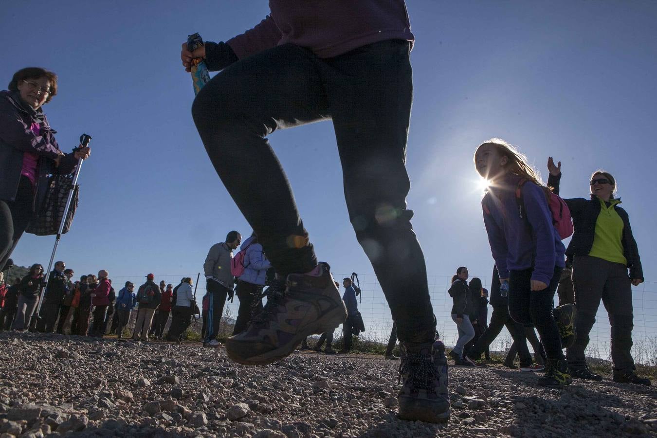 1.200 personas han participado en la ruta solidaria de la Vereína