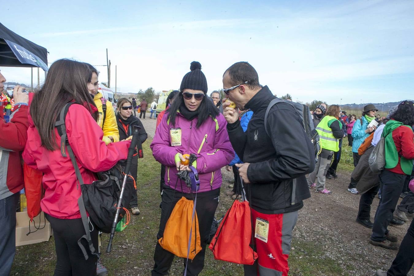 1.200 personas han participado en la ruta solidaria de la Vereína