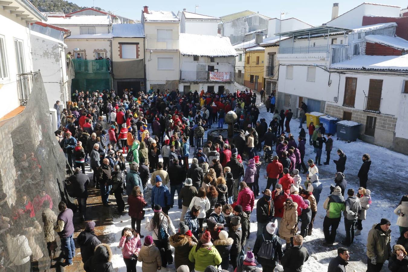 Piornal estrena a &quot;nabazo limpio&quot; la declaración nacional de Jarramplas