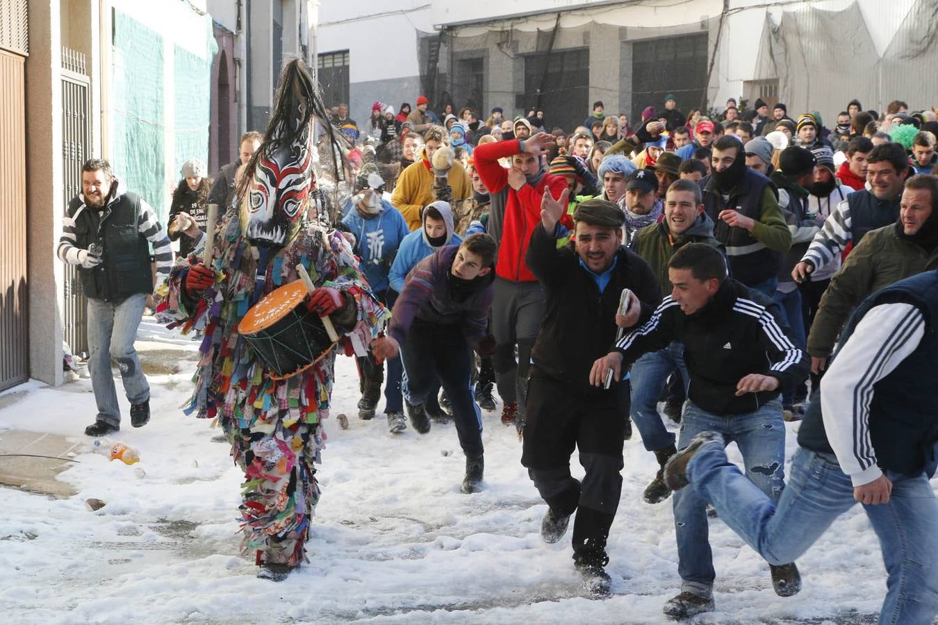 Piornal estrena a &quot;nabazo limpio&quot; la declaración nacional de Jarramplas