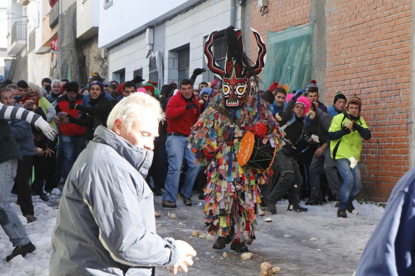 Piornal estrena a &quot;nabazo limpio&quot; la declaración nacional de Jarramplas