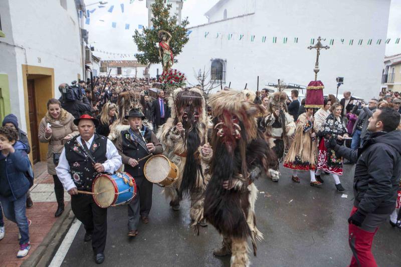 Las Carantoñas recorren Acehúche