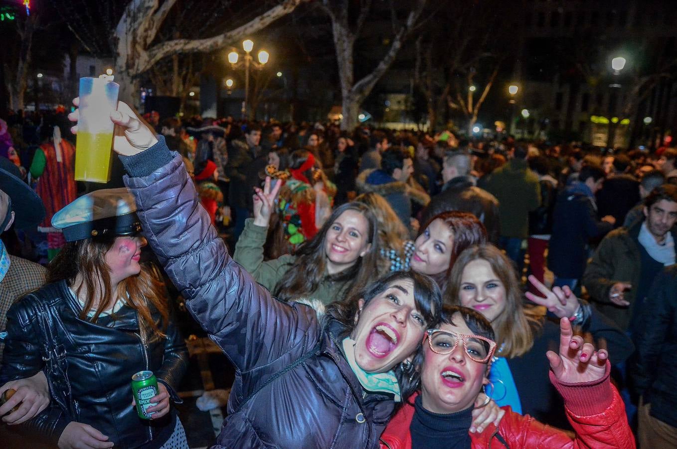 Pregón de Copio y ambiente en el viernes de Carnaval