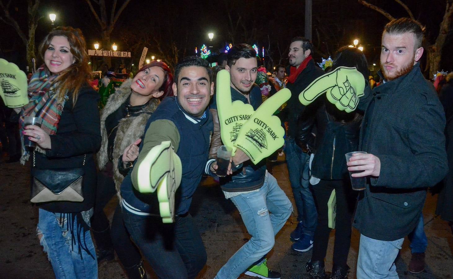 Pregón de Copio y ambiente en el viernes de Carnaval