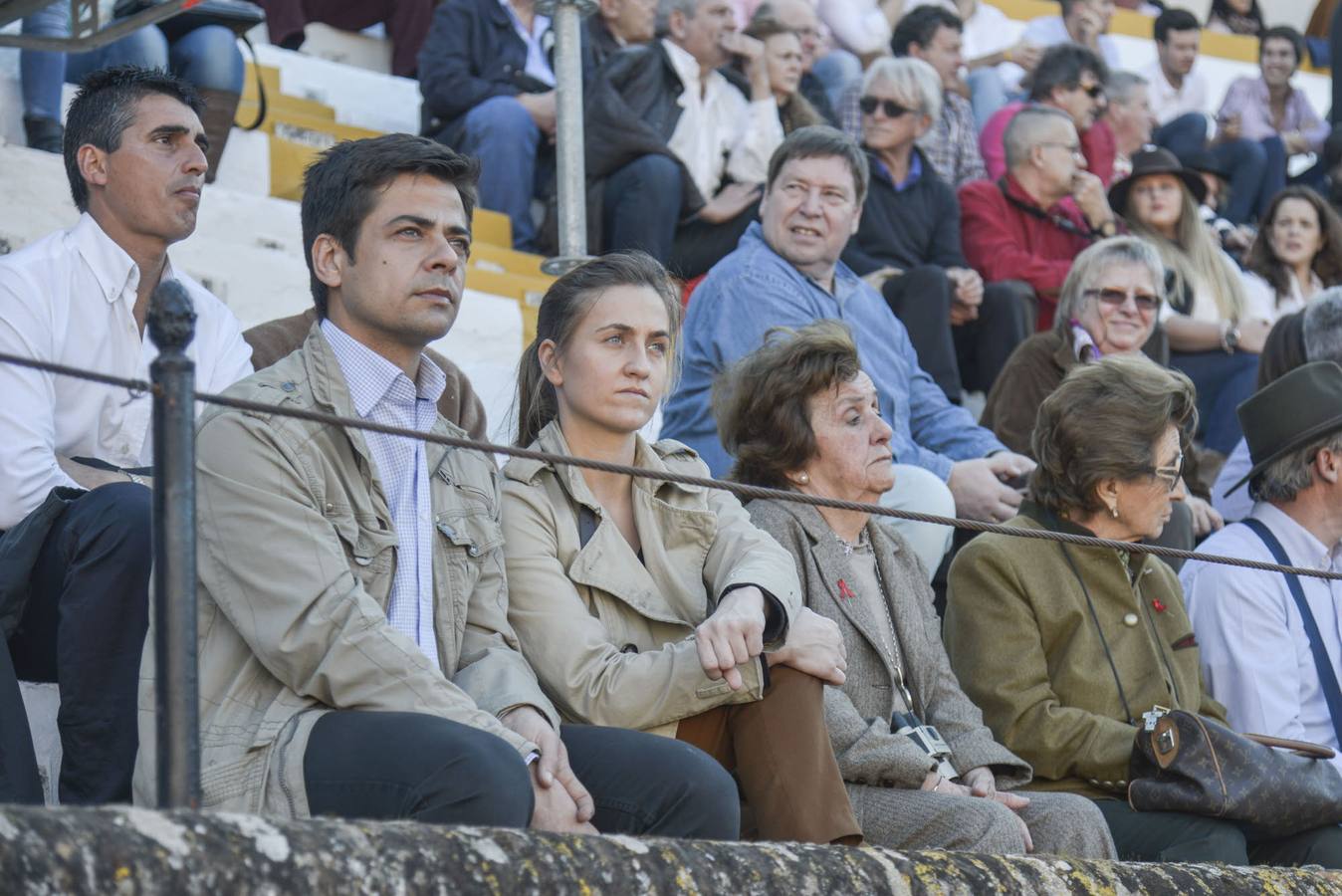 Ambiente en la plaza de toros de Olivenza 2014