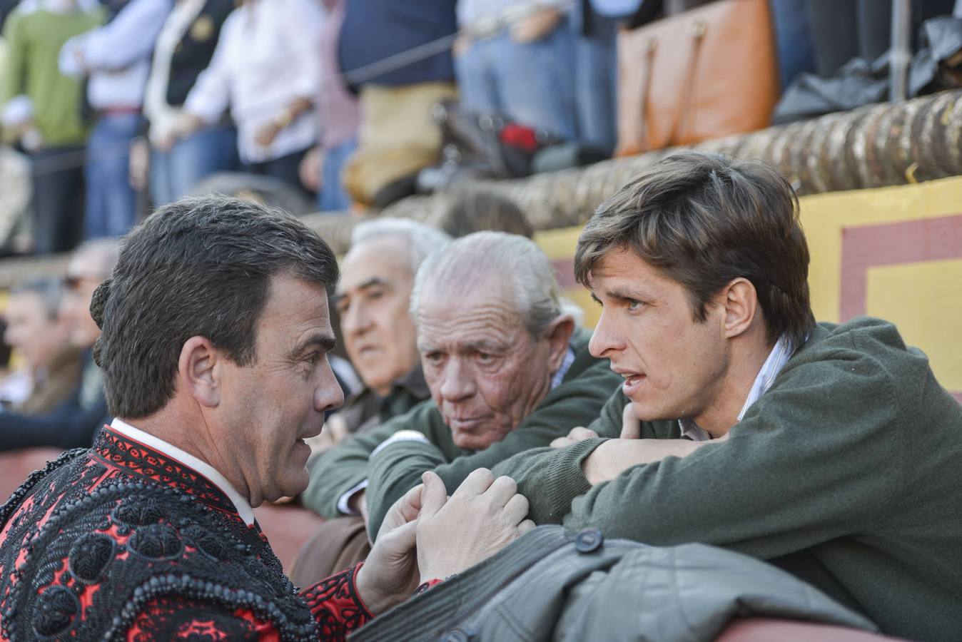 Ambiente en la plaza de toros de Olivenza 2014