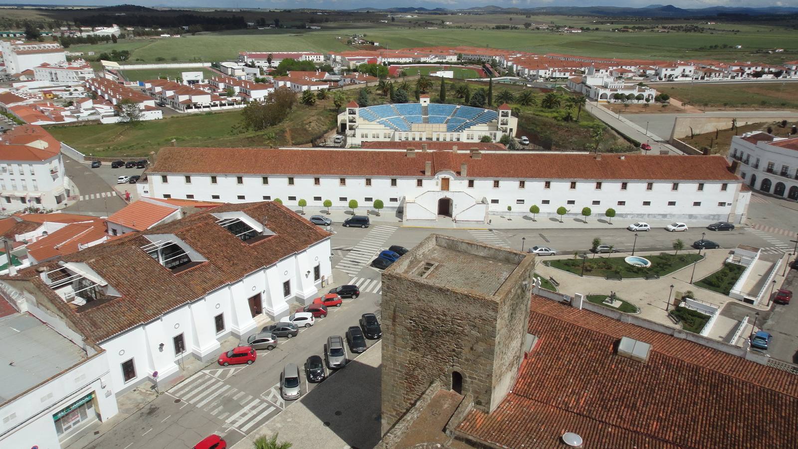 Vista aérea de Olivenza