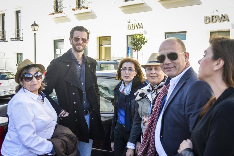 Israel Lancho acudió al festejo del sábado.