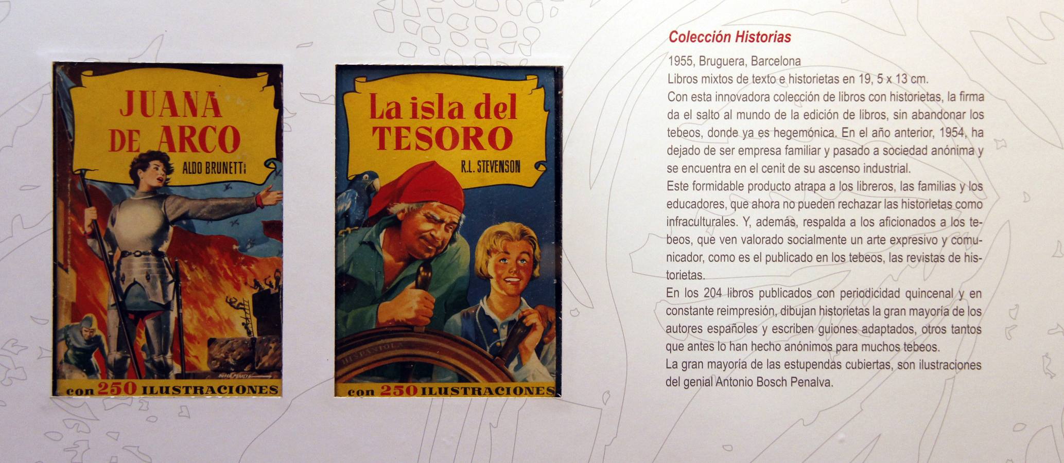 Exposición de tebeos antiguos en el Museo de Cáceres