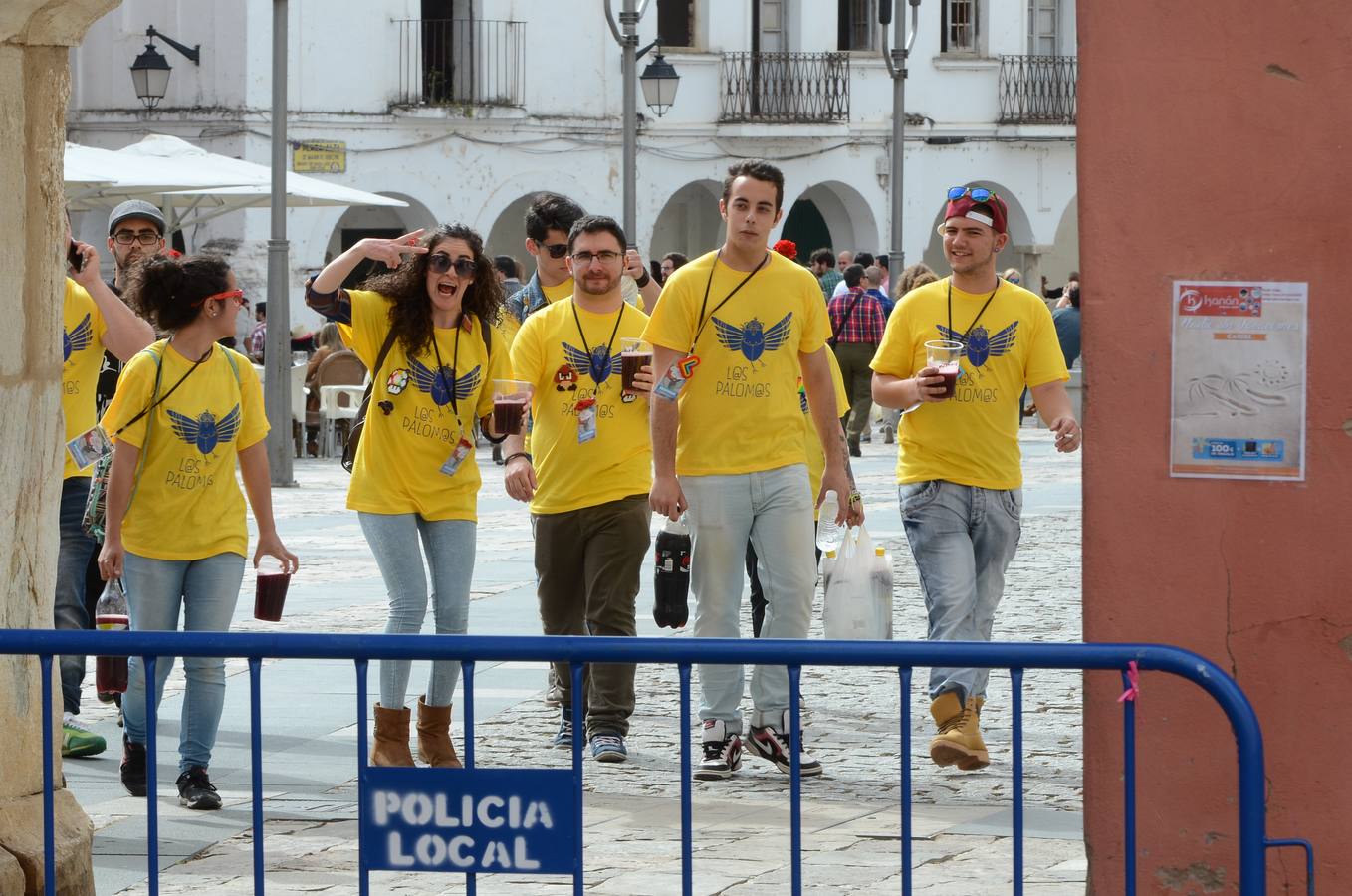 Los Palomos desafían a la lluvia