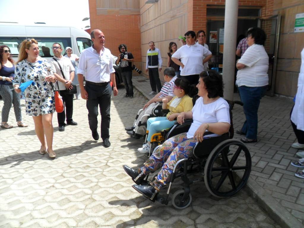 José Antonio Monago de campaña electoral en Llerena