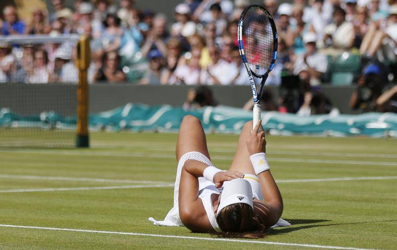 Las mejores imágenes del Muguruza-Bacsinszky