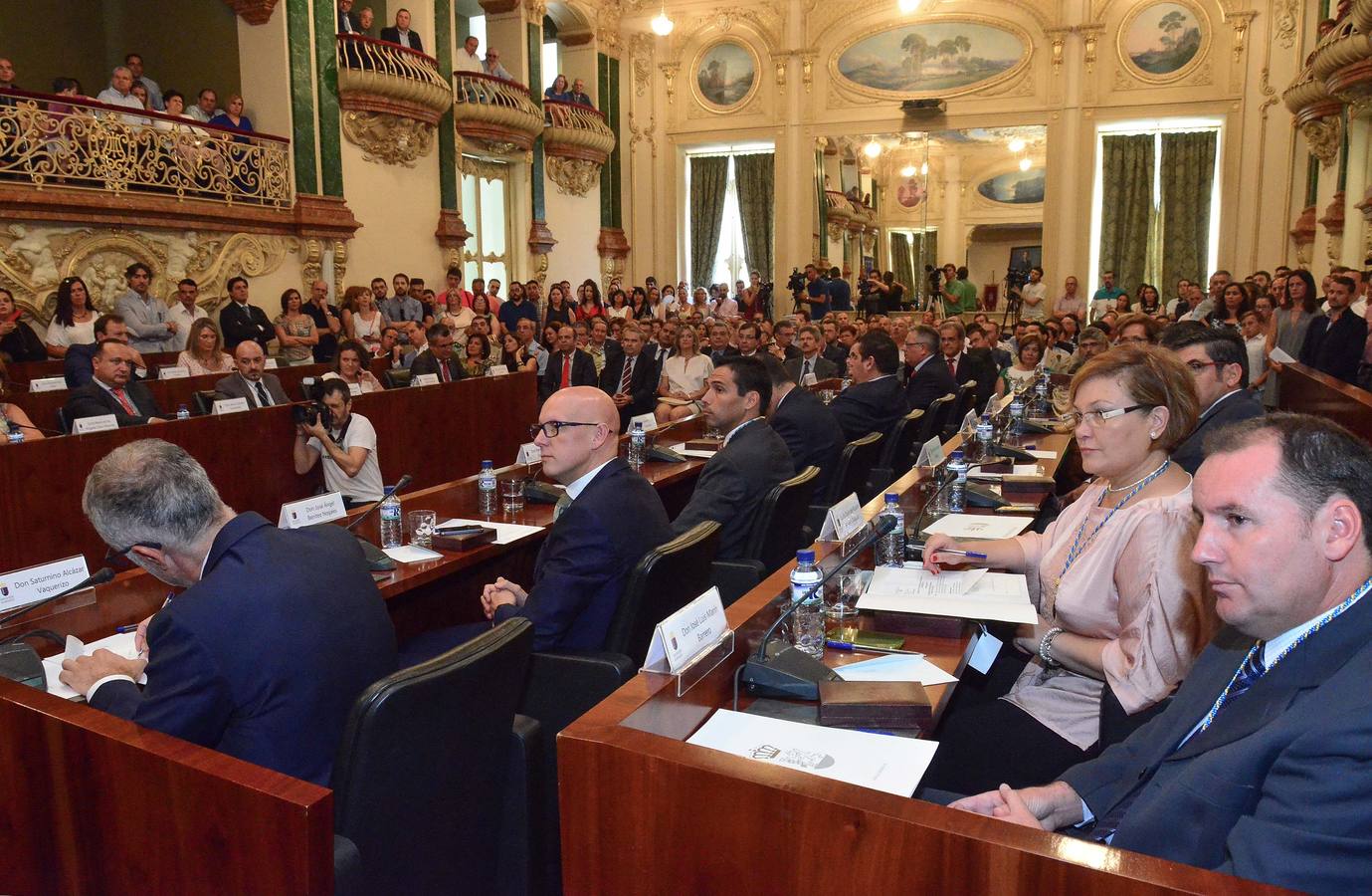 Toma de posesión de Miguel Ángel Gallardo como presidente de la Diputación de Badajoz