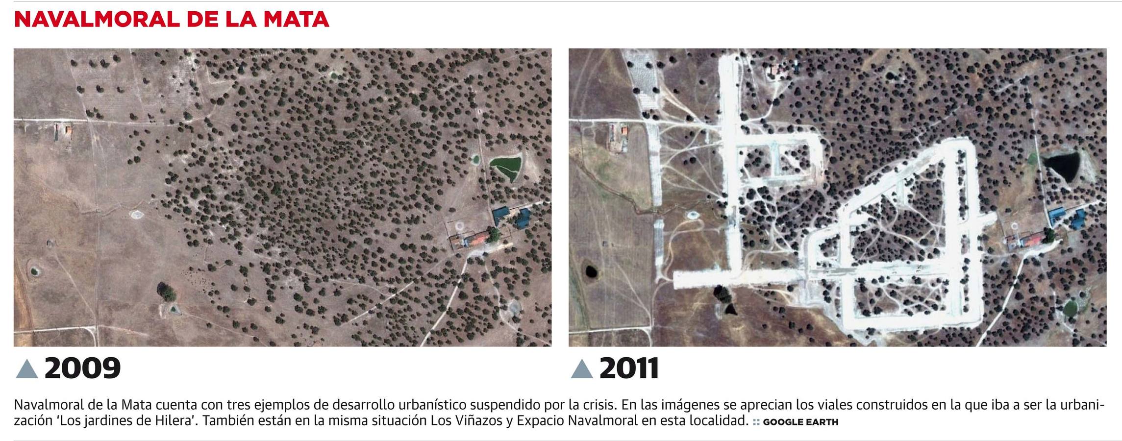 El antes y después en cinco ciudades Extremeñas