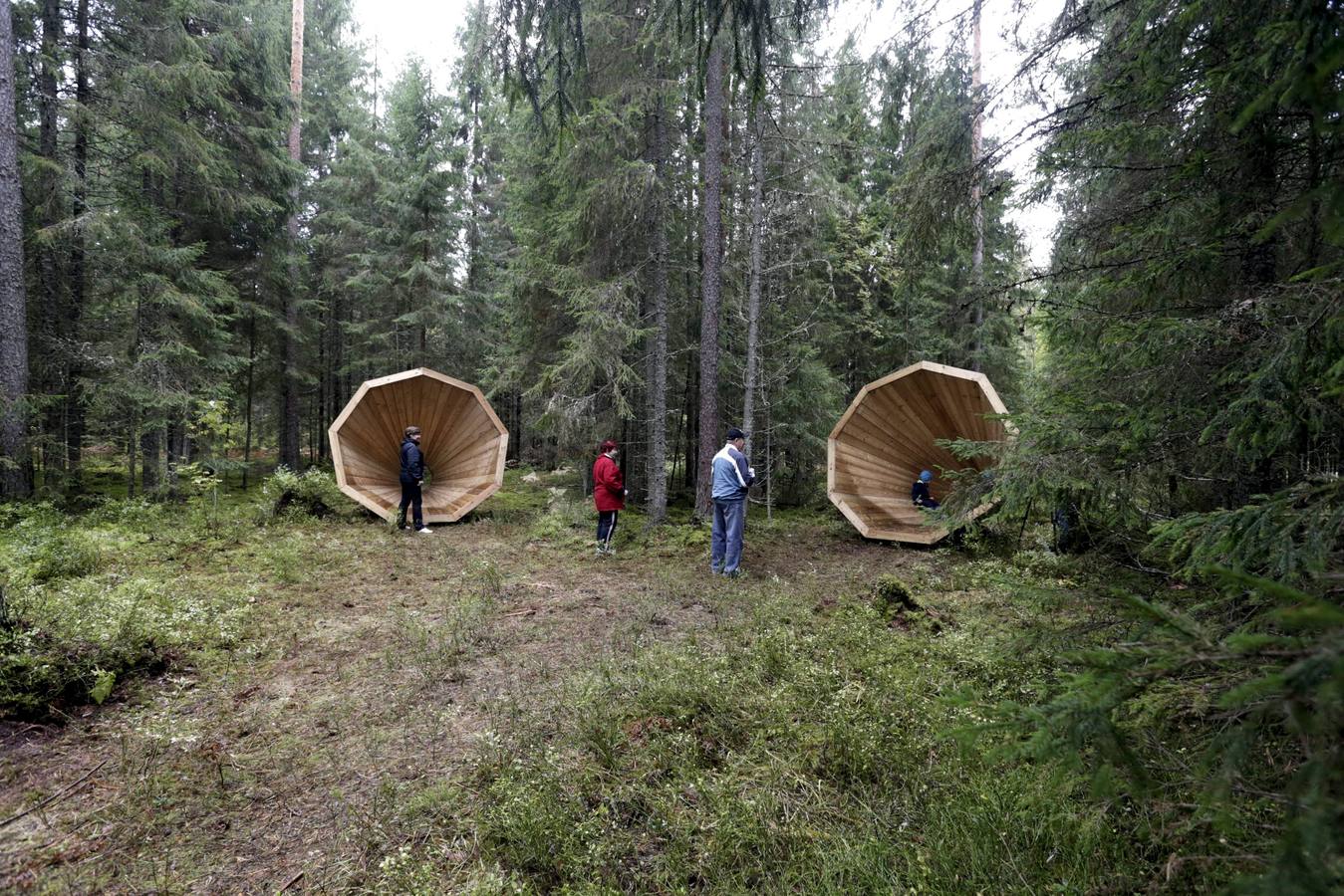 Los megáfonos de madera