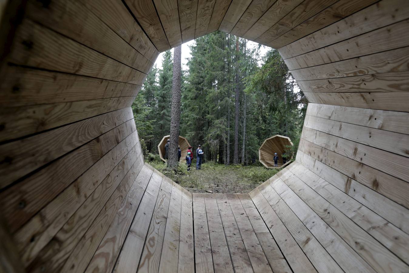 Los megáfonos de madera