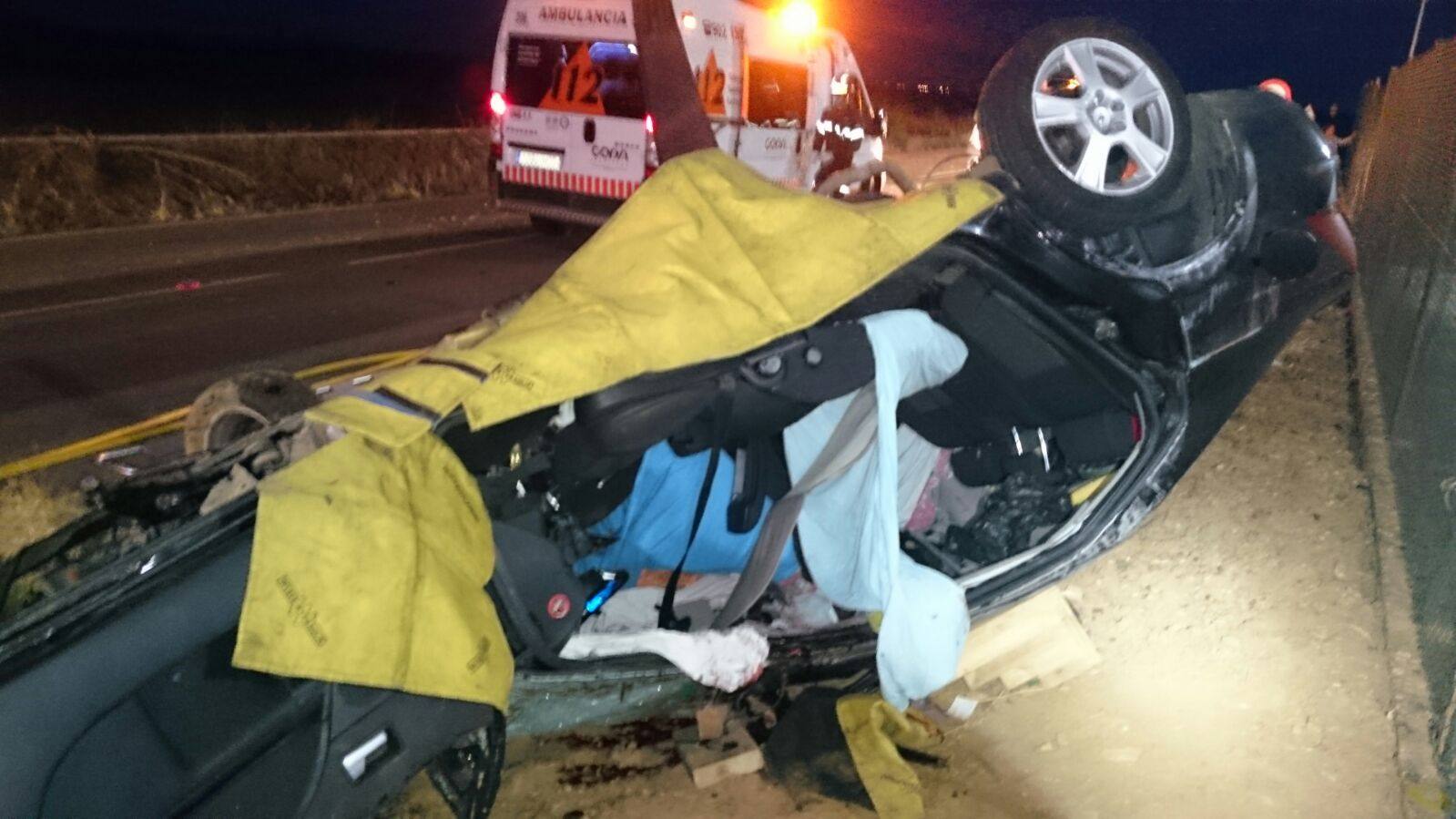 Accidente mortal en Pueblonuevo del Guadiana