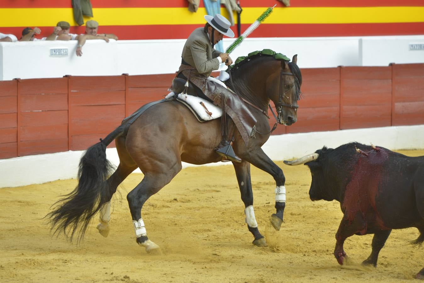 Tarde triunfal de rejones en Zafra