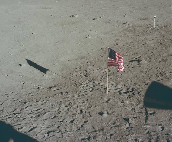 Imágenes inéditas del hombre en la Luna