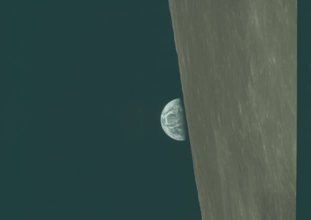 Imágenes inéditas del hombre en la Luna