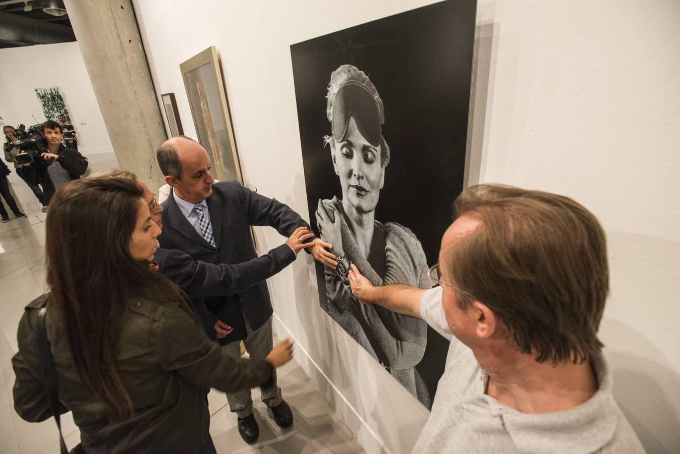 Jueves, 15 de octubre: El MEIAC acoge hasta el 17 de enero la exposición 'El mundo fluye', con el objetivo de divulgar las obras de artistas con alguna discapacidad. Fotografías: José Vicente Arnelas