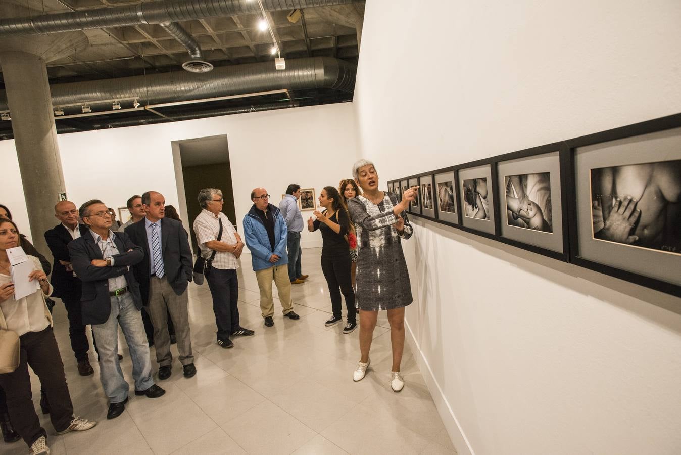 Jueves, 15 de octubre: El MEIAC acoge hasta el 17 de enero la exposición 'El mundo fluye', con el objetivo de divulgar las obras de artistas con alguna discapacidad. Fotografías: José Vicente Arnelas