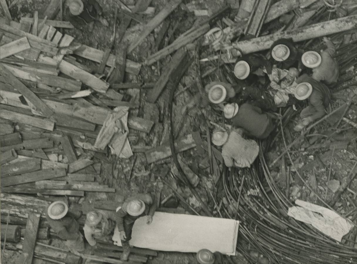 Reparación de la presa. Fotografía: Europa Press