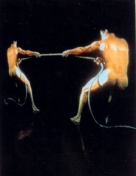 Frame de la videoinstalación 'Sísifo', de Antoni Abad.