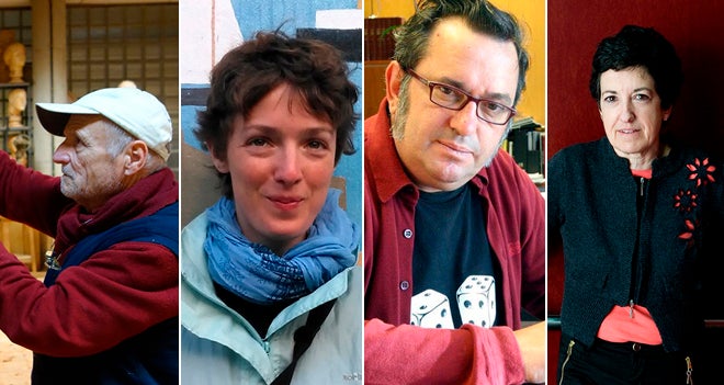 Antonio López, Alejandra Freymann, Daniel Castillejo y Gloria Picazo, algunos de los participantes en debates y mesas redondas.