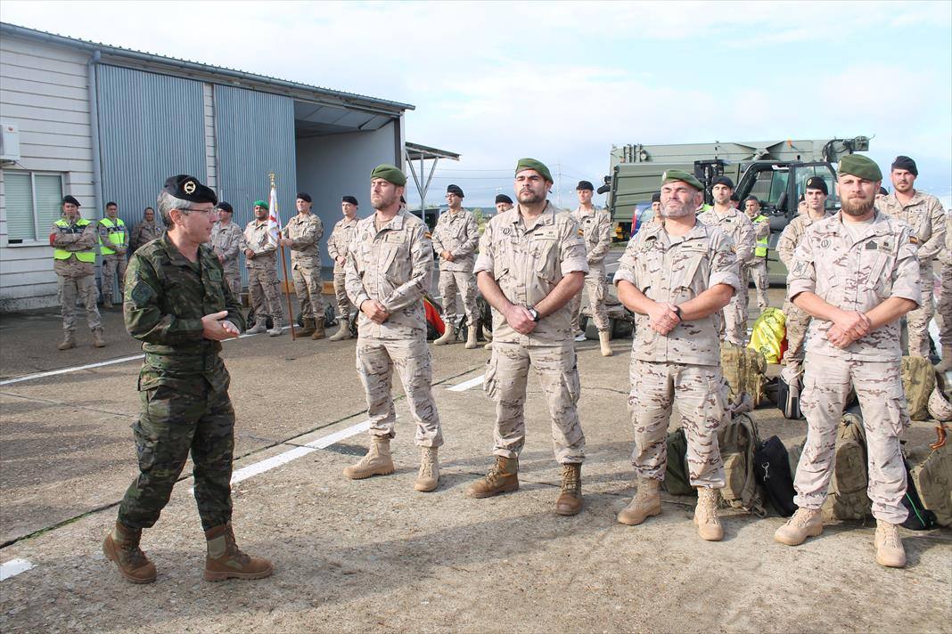 Parten los primeros 20 militares extremeños a Mali