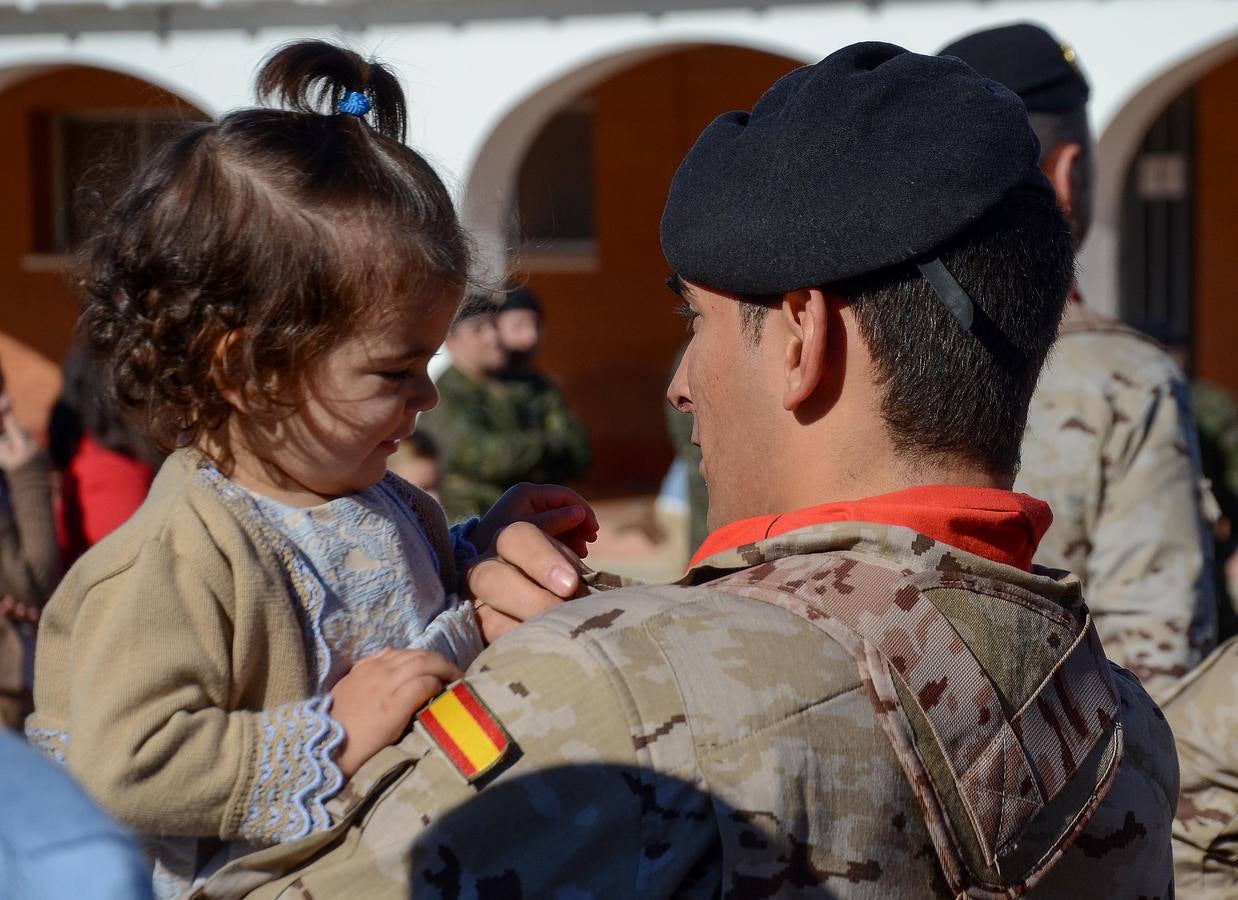 Acto de despedida de los 231 militares que viajarán a Irak