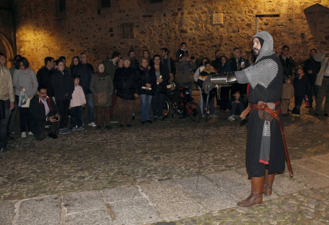 Exhibición de lucha medieval en Cáceres