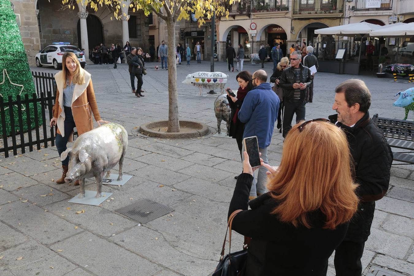 Inauguración de la Iberian Pork Parade en Plasencia