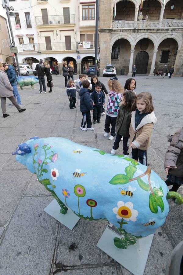 Inauguración de la Iberian Pork Parade en Plasencia