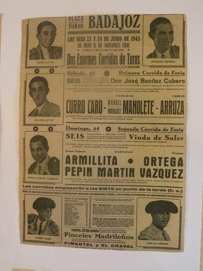 Carteles taurinos con sabor a historia