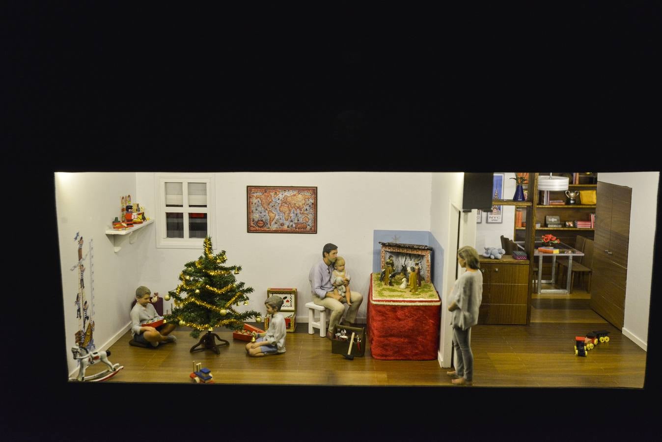 Inauguración de dioramas en el Museo de la Ciudad