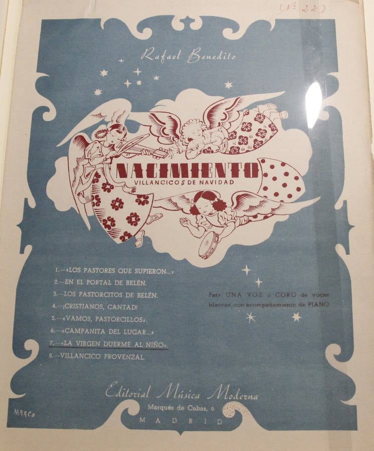 Exposición de imágenes antiguas de Navidad