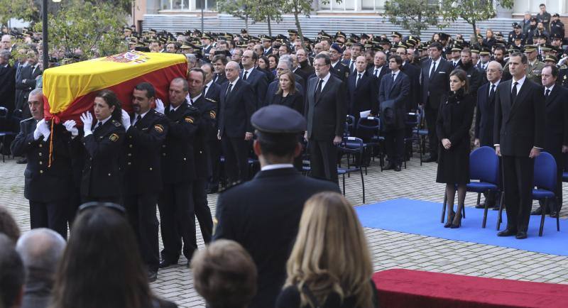 Llegada de los restos de los agentes asesinados en Kabul y funeral